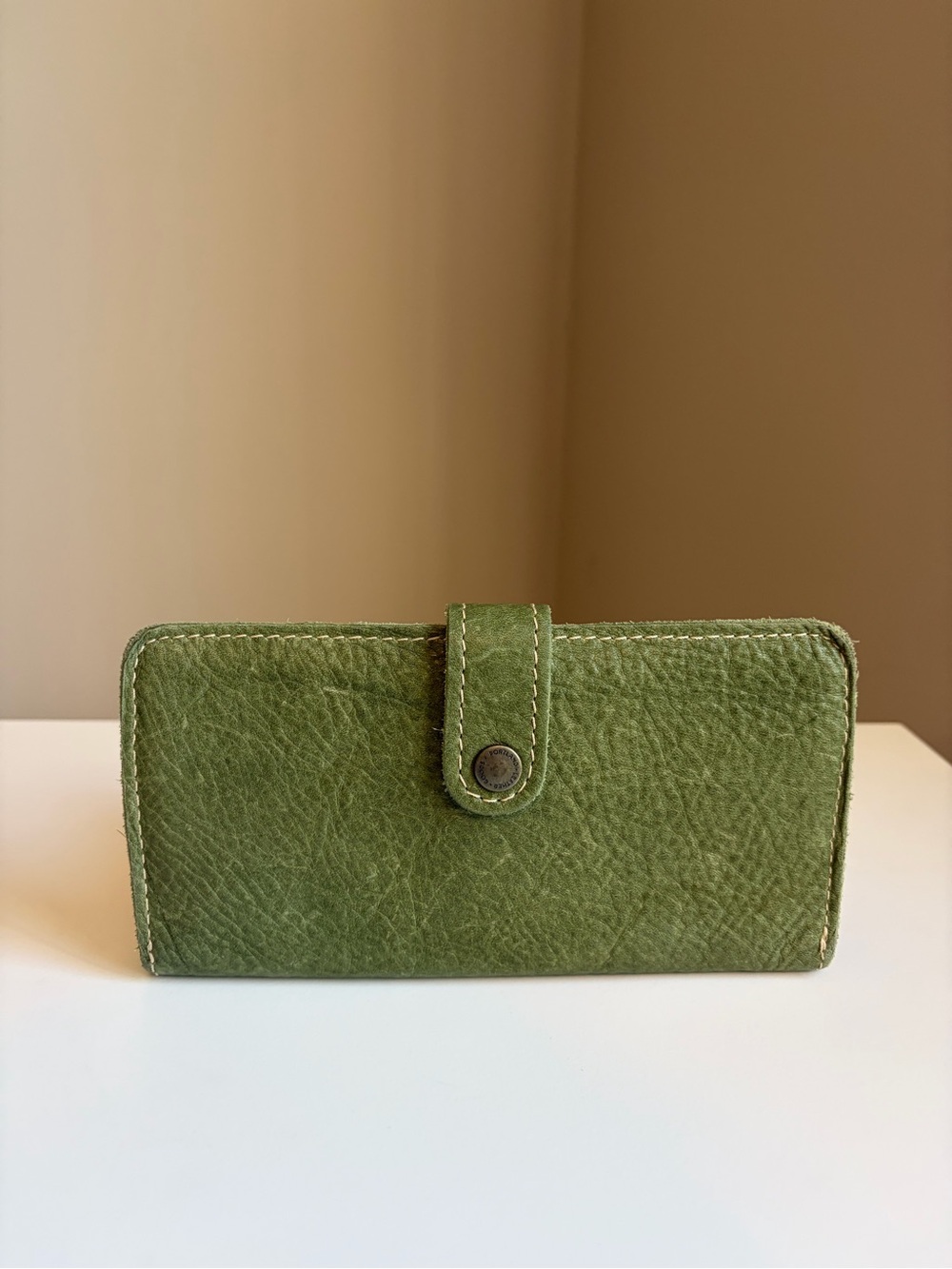 Green Portland Leather Wallet
